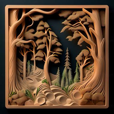 3D model st forest (STL)